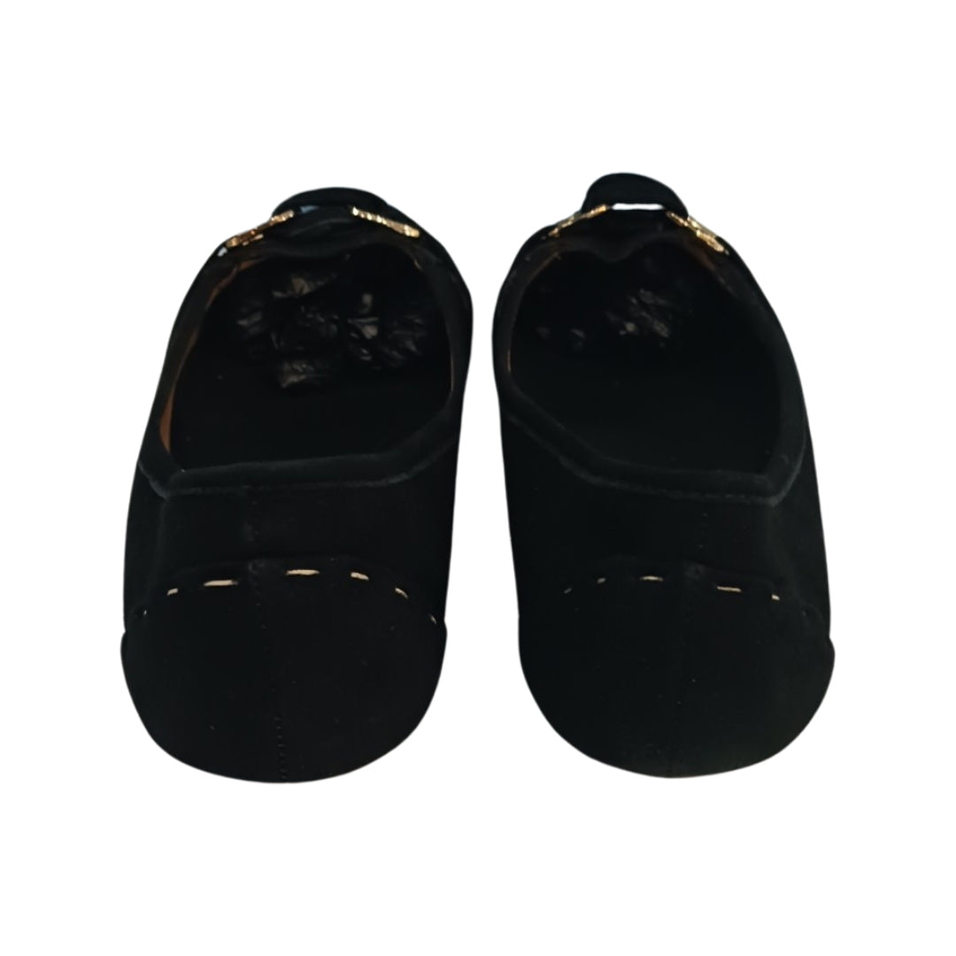 Kate Spade Black Loafers, Suede, Size 7