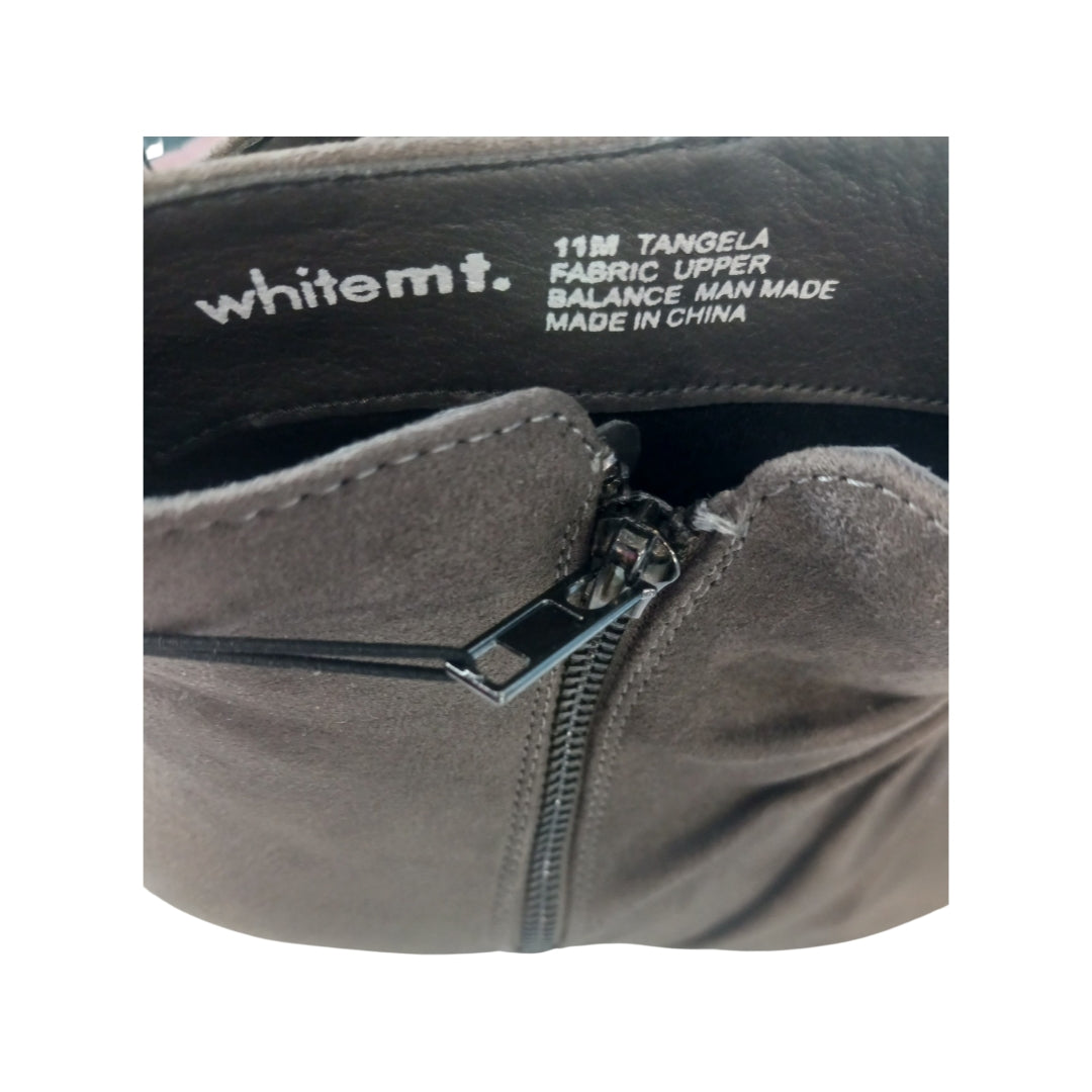 White Mountain Gray Tangela Boots, Size 11