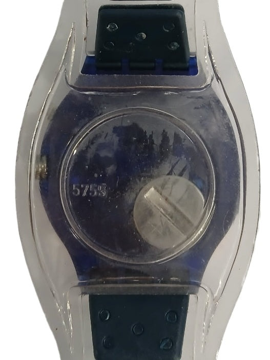 Vintage Working Swatch Scuba LOOMI Scuba 200 SDN904 Light-up Watch