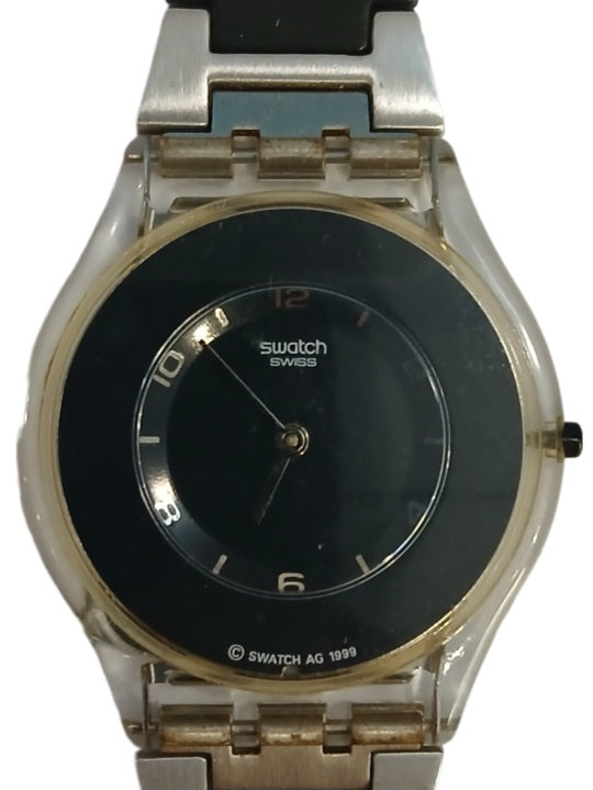 Swatch Skin Pure Black Watch SFK116