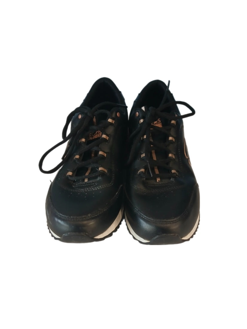 Skechers Women's Sunlite-Delightfully OG Black Sneaker (907-BLK), Size 10