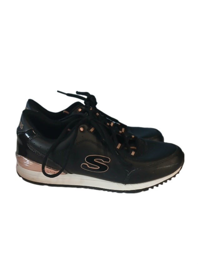 Skechers Women's Sunlite-Delightfully OG Black Sneaker (907-BLK), Size 10