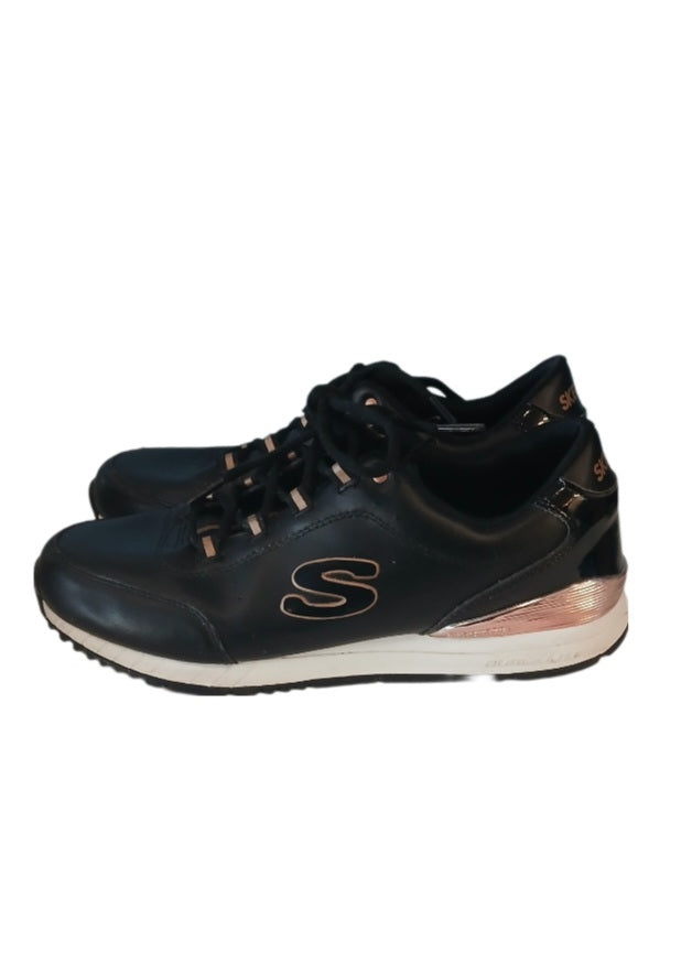 Skechers Women's Sunlite-Delightfully OG Black Sneaker (907-BLK), Size 10