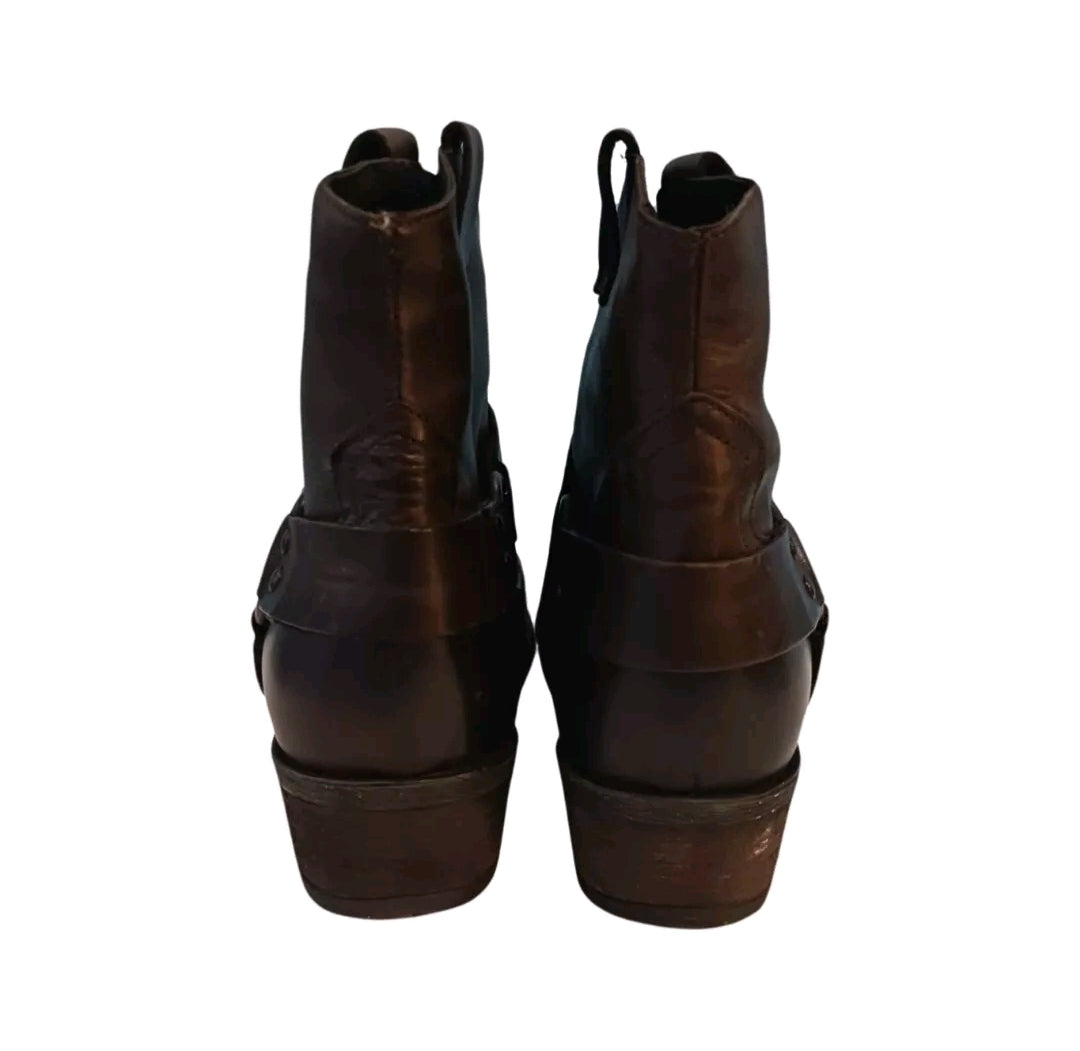 KR Bonell Dark Brown Boots, Size 11
