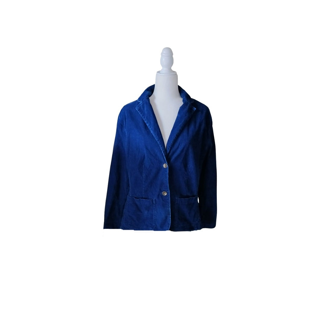 Eddie Bauer Blue Corduroy Blazer, Size 18W – Planet Vintage Clothing