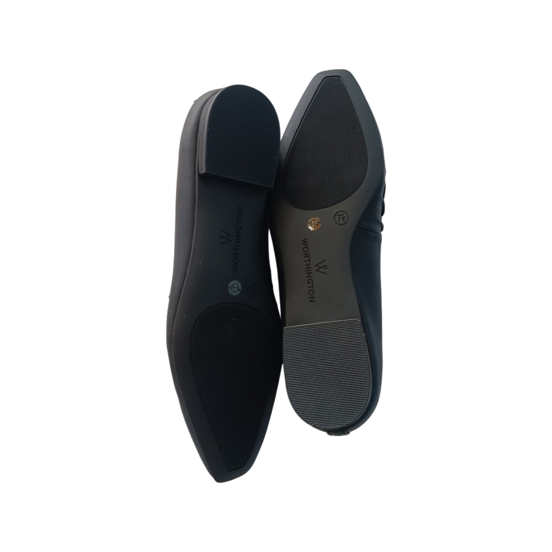 Worthington Black Ballet Flats, Size 8