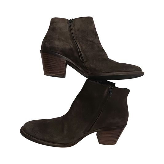 Paul Green Suede Booties, Size US 8.5