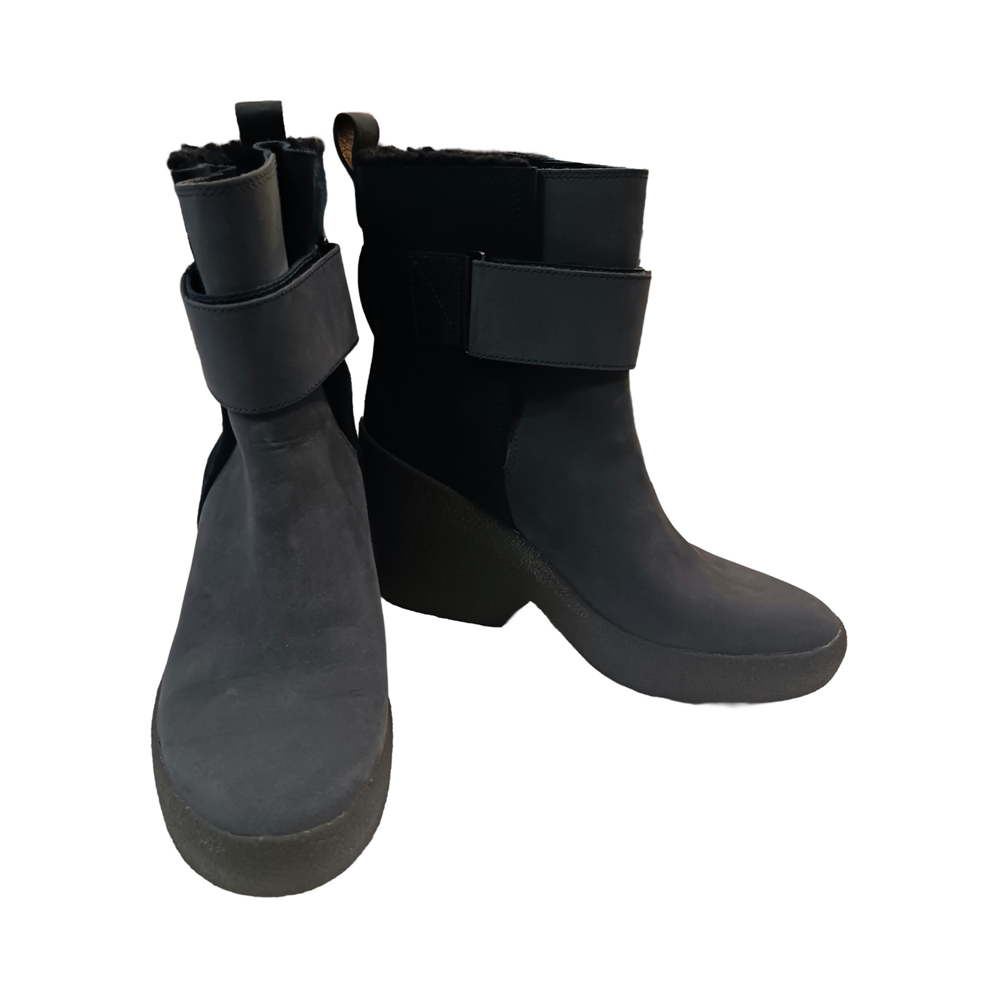 Clarks Womens Wedge Boots, Size US 7.5