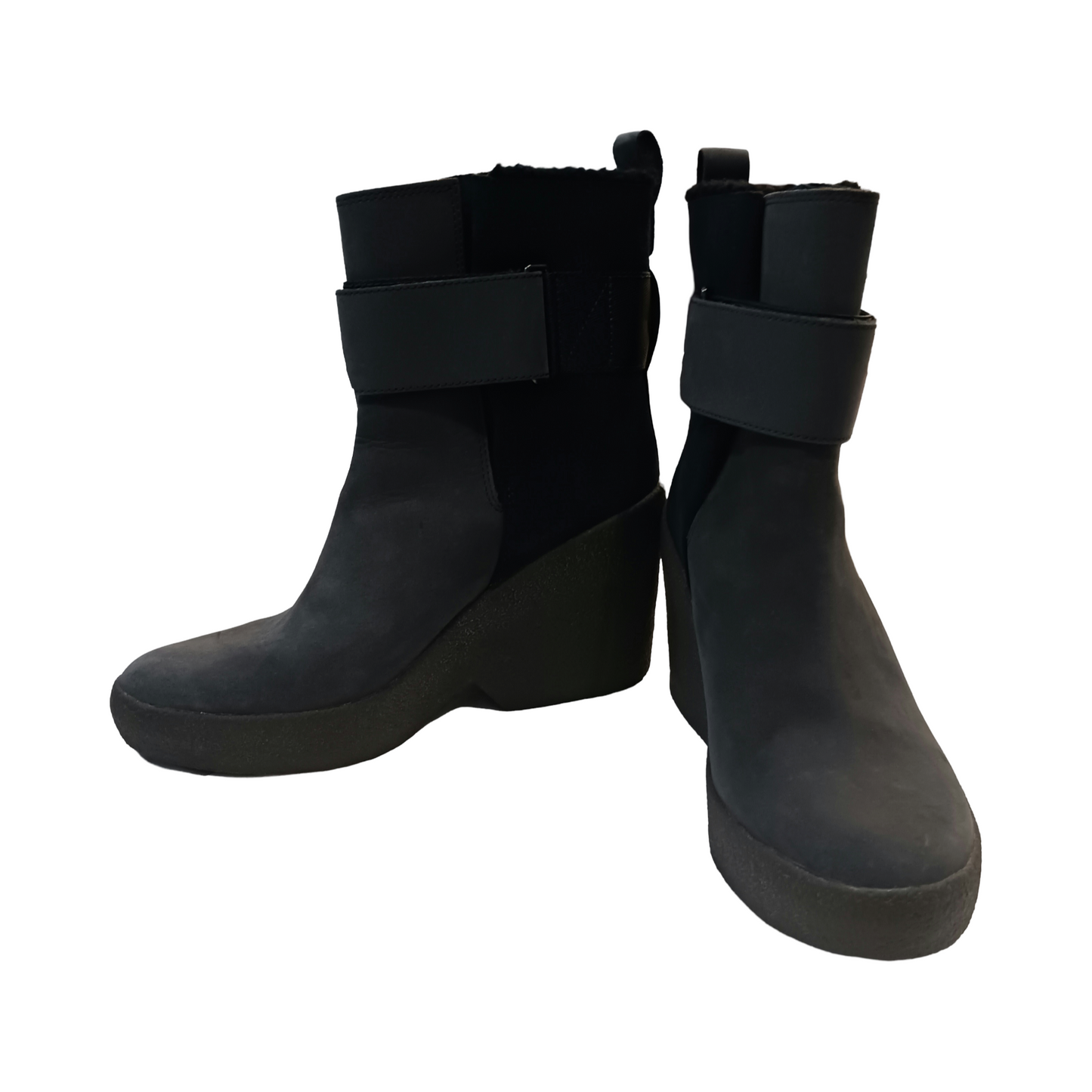 Clarks Womens Wedge Boots, Size US 7.5