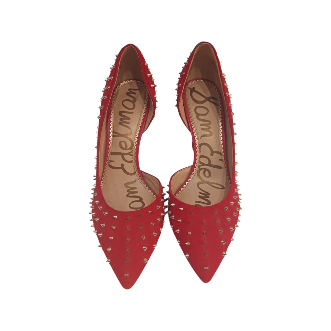 Sam Edelman Hadlee D'Orsay Pumps, Orange, Size 7.5