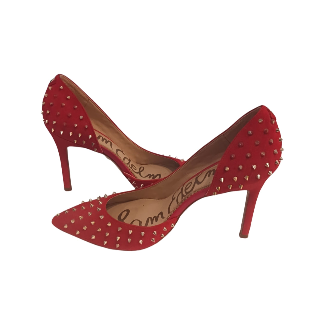 Sam Edelman Hadlee D'Orsay Pumps, Orange, Size 7.5