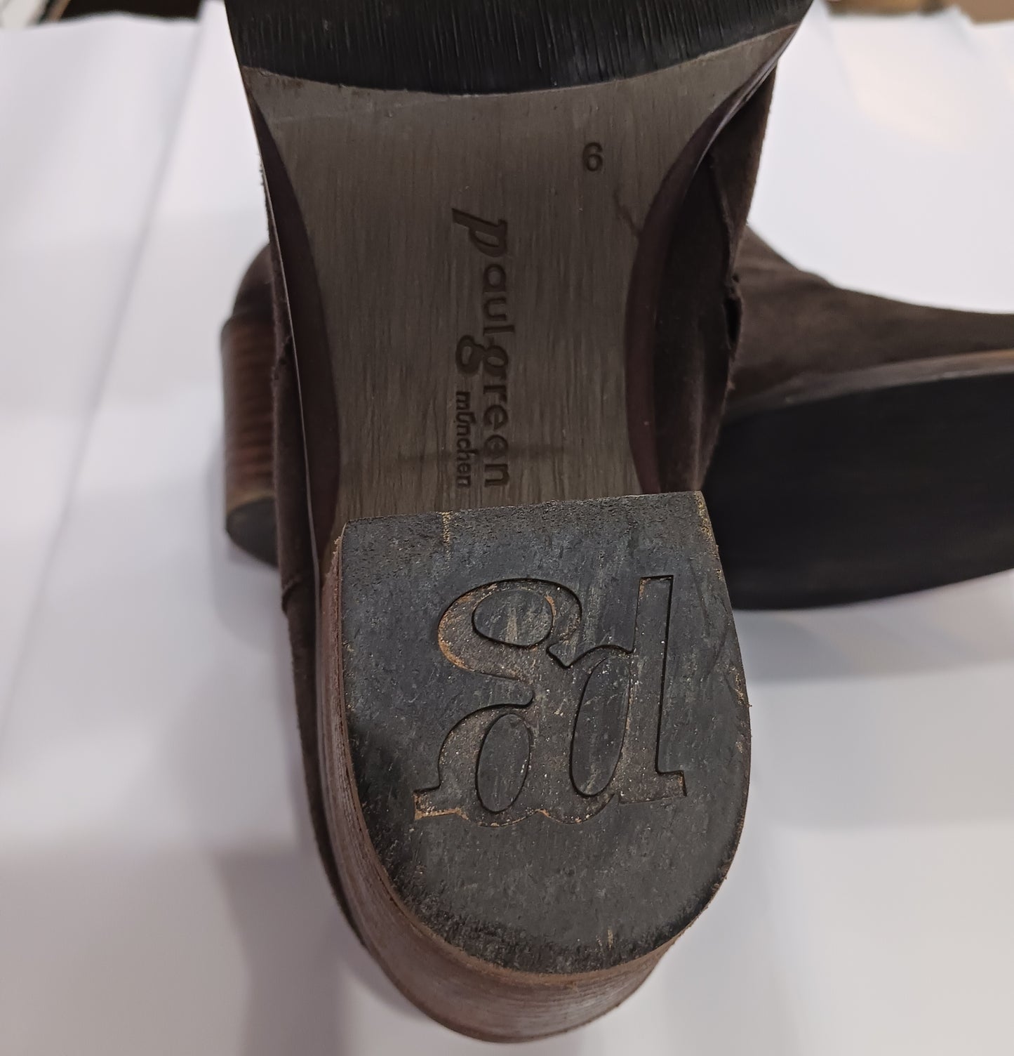 Paul Green Suede Booties, Size US 8.5
