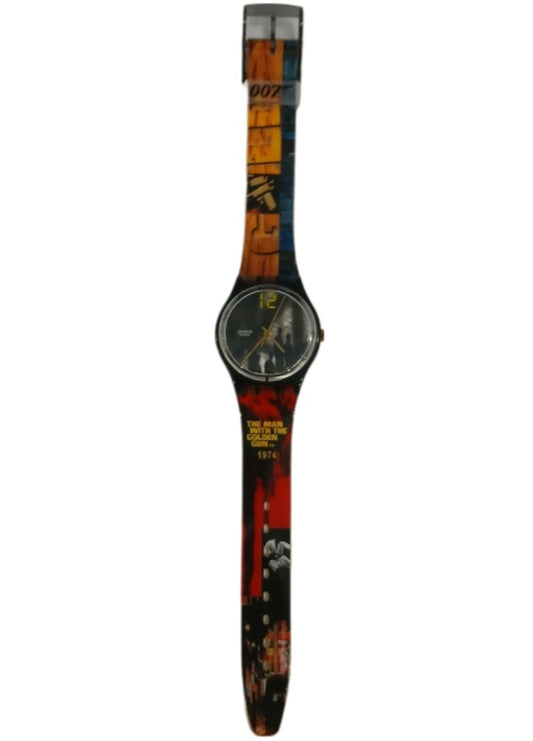SWATCH  GB210 - 007 JAMES BOND SPECIALS - THE MAN WITH GOLDEN GUN