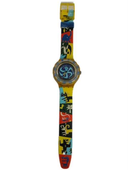 Swatch 1996 Scuba Octopus Poulpe Model, Product Number Sdj102