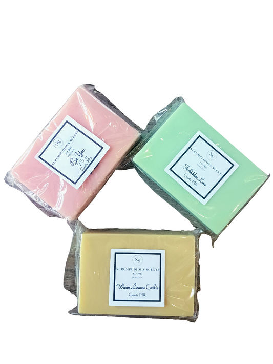 Scrumpudious Scents Goat's Milk Bar Soaps