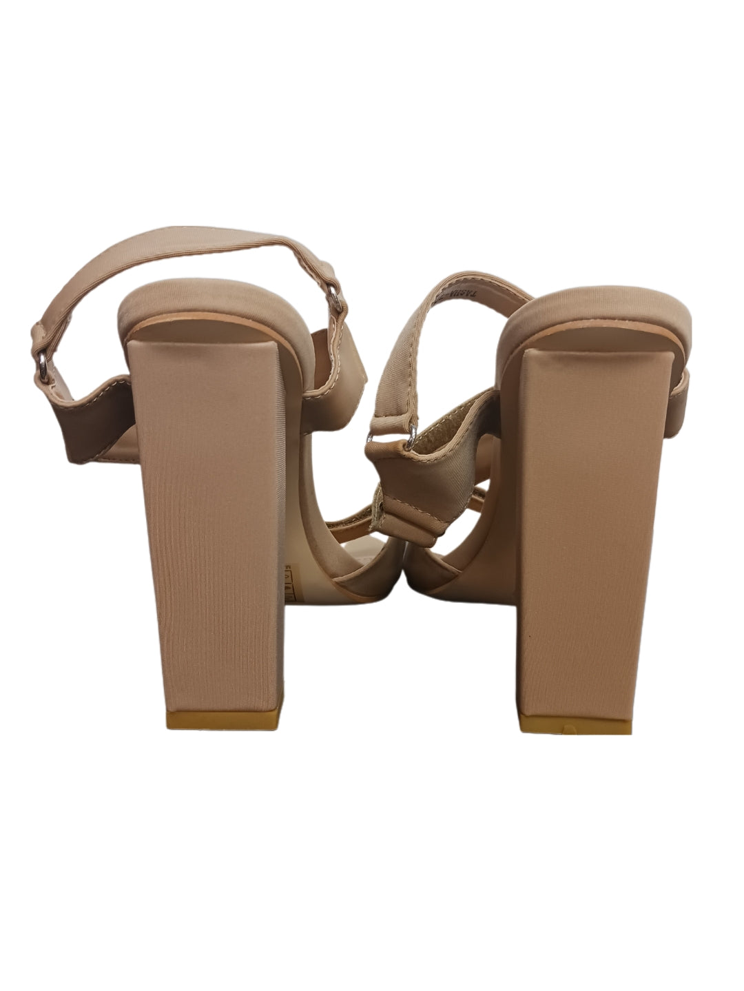 Simmi London Nude Beige Sandals Heels Shoes, Size US 5